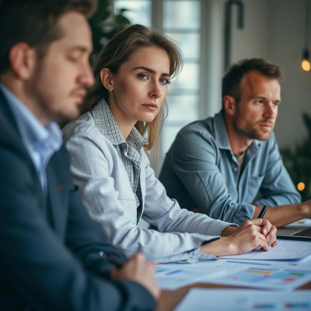 Notre équipe collaborant avec un client